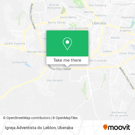 Igreja Adventista do Leblon map