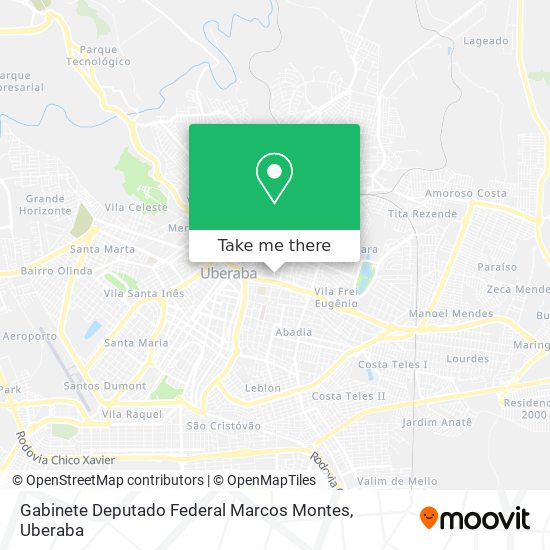 Gabinete Deputado Federal Marcos Montes map