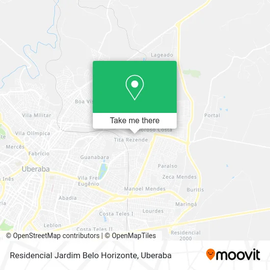 Residencial Jardim Belo Horizonte map