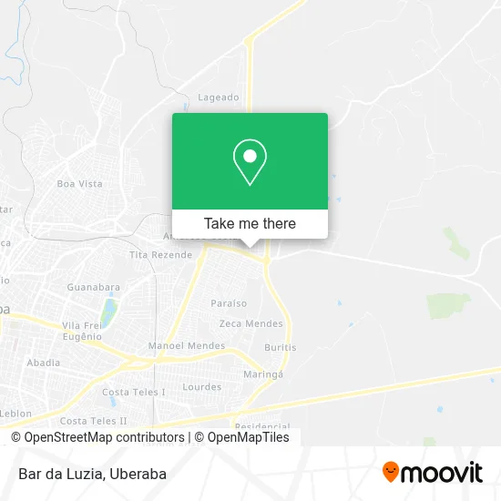 Bar da Luzia map
