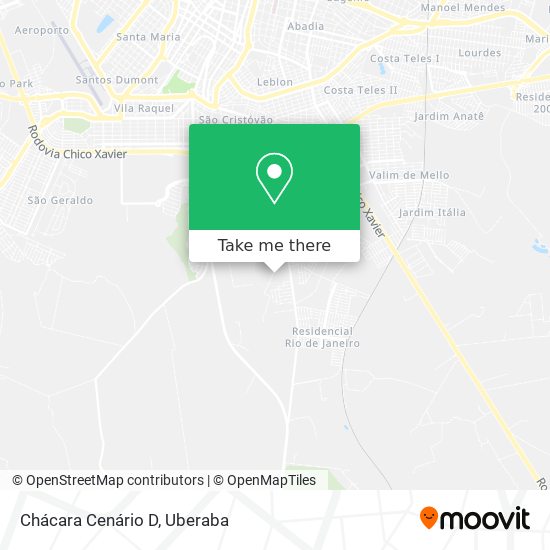 Chácara Cenário D map