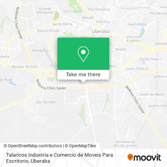 Talaricos Industria e Comercio de Moveis Para Escritorio map