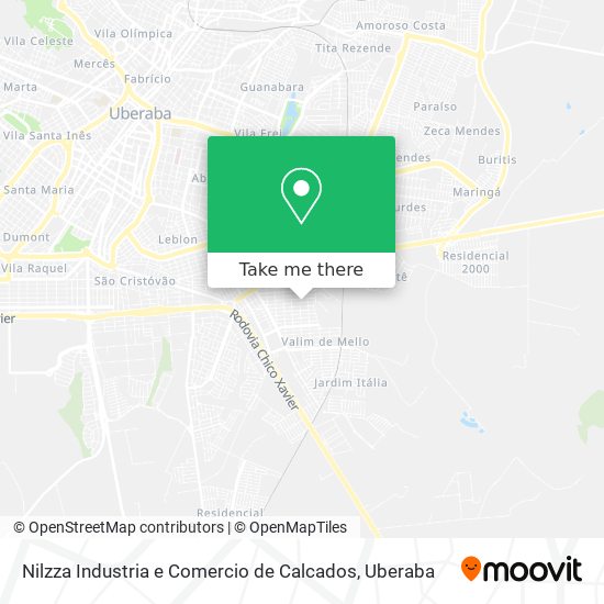 Nilzza Industria e Comercio de Calcados map