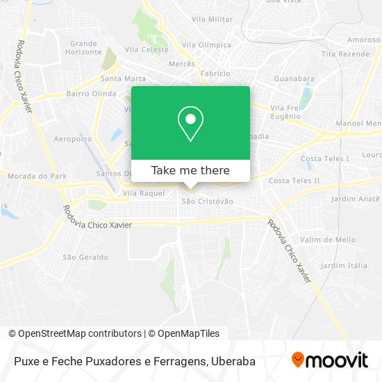 Puxe e Feche Puxadores e Ferragens map