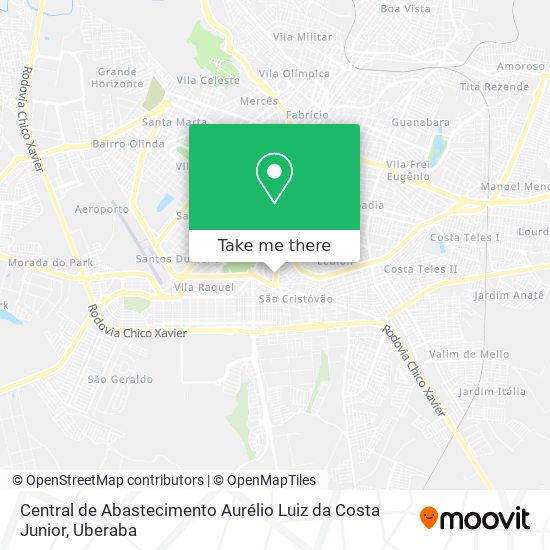 Central de Abastecimento Aurélio Luiz da Costa Junior map