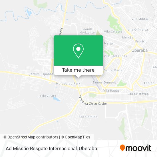 Ad Missão Resgate Internacional map