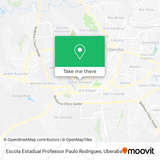 Escola Estadual Professor Paulo Rodrigues map