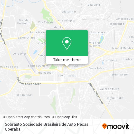 Sobrauto Sociedade Brasileira de Auto Pecas map