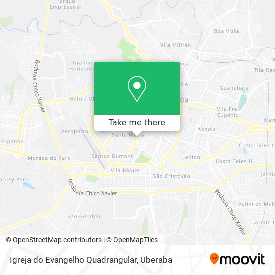 Igreja do Evangelho Quadrangular map