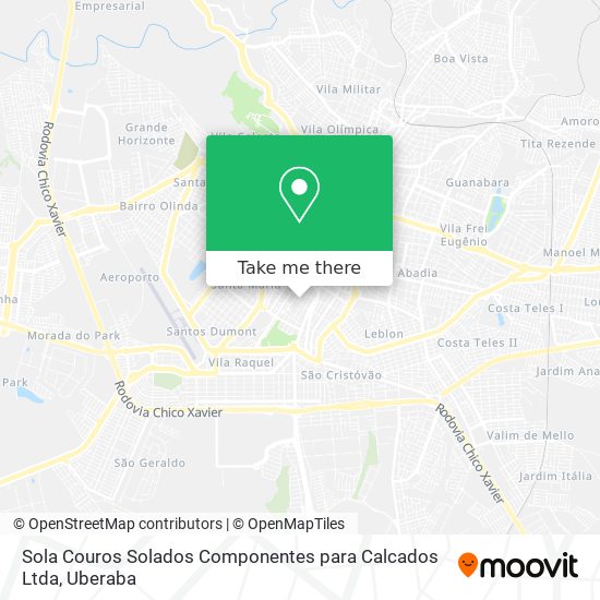 Sola Couros Solados Componentes para Calcados Ltda map