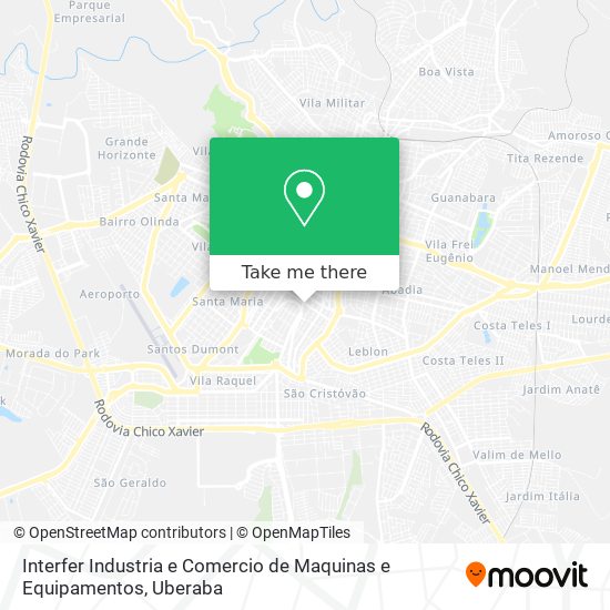 Interfer Industria e Comercio de Maquinas e Equipamentos map