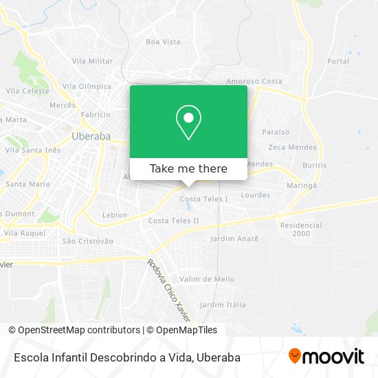Escola Infantil Descobrindo a Vida map