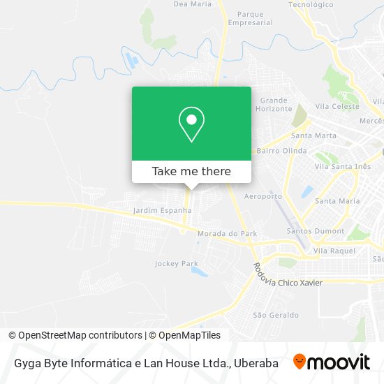 Gyga Byte Informática e Lan House Ltda. map