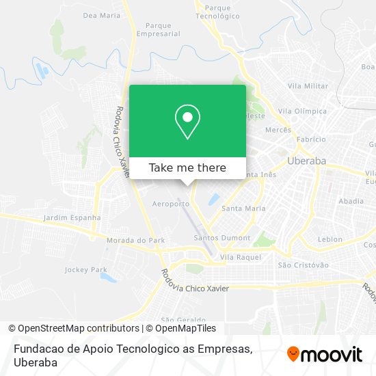 Fundacao de Apoio Tecnologico as Empresas map