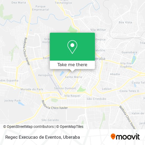 Mapa Regec Execucao de Eventos