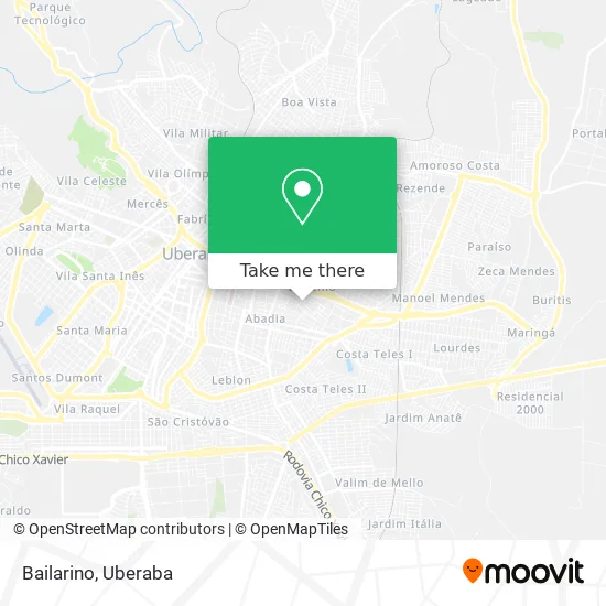 Bailarino map