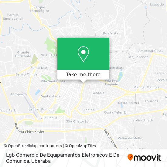 Lgb Comercio De Equipamentos Eletronicos E De Comunica map