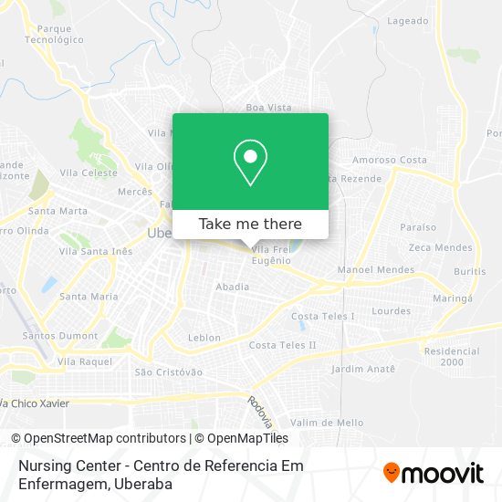 Nursing Center - Centro de Referencia Em Enfermagem map