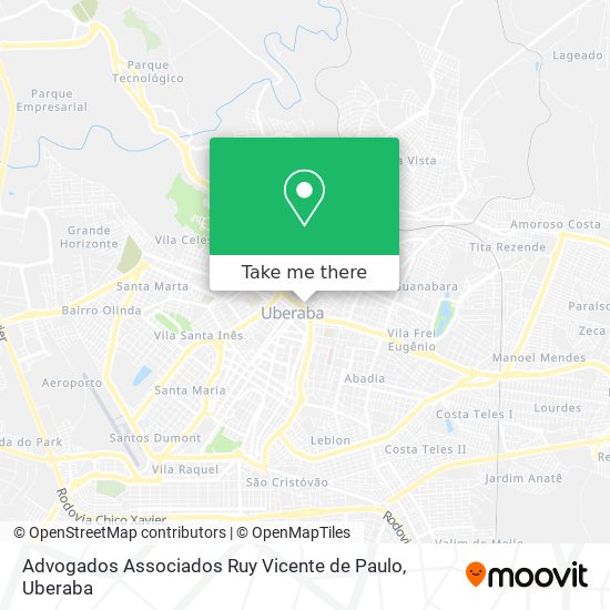 Advogados Associados Ruy Vicente de Paulo map