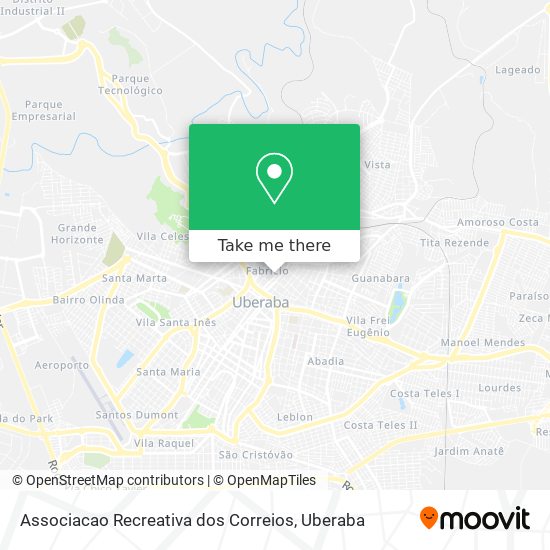 Associacao Recreativa dos Correios map