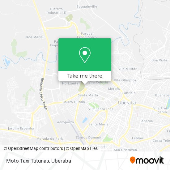 Moto Taxi Tutunas map