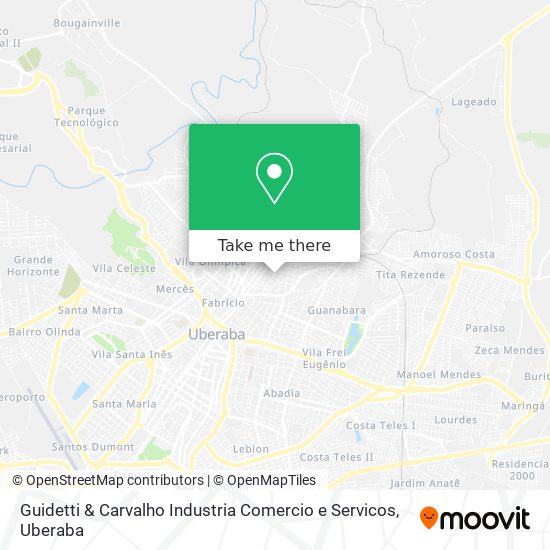 Guidetti & Carvalho Industria Comercio e Servicos map