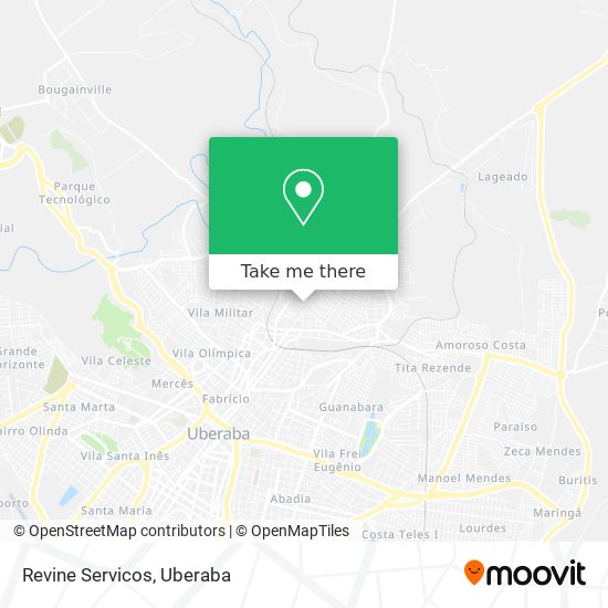 Revine Servicos map