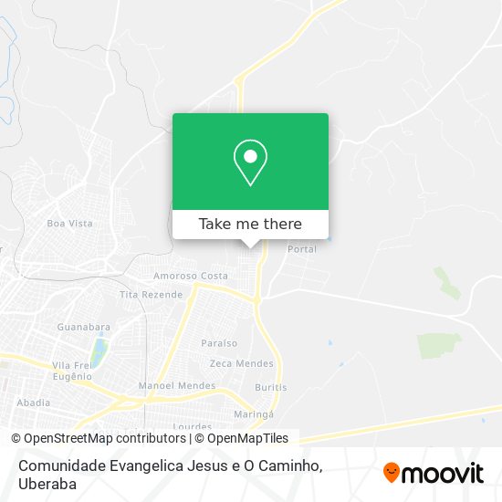 Comunidade Evangelica Jesus e O Caminho map