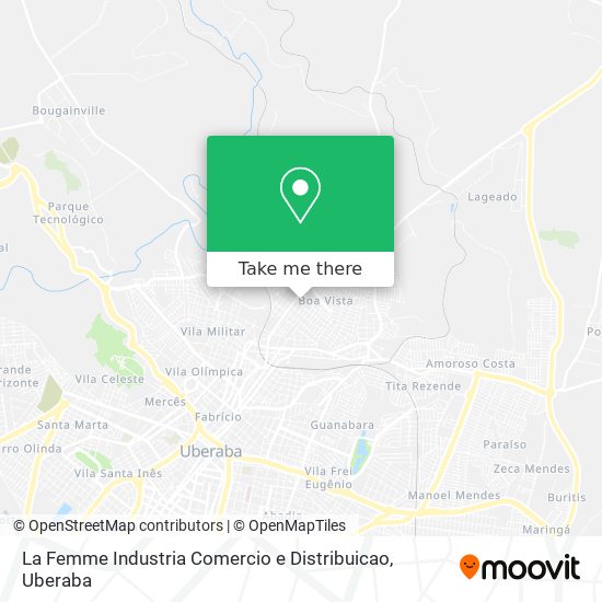 La Femme Industria Comercio e Distribuicao map