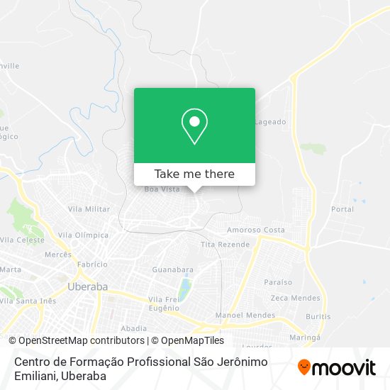 Centro de Formação Profissional São Jerônimo Emiliani map