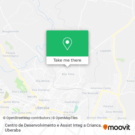 Centro de Desenvolvimento e Assist Integ a Crianca map