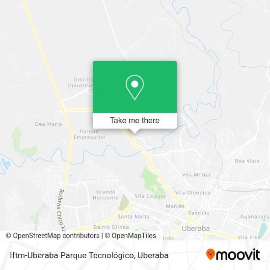 Iftm-Uberaba Parque Tecnológico map
