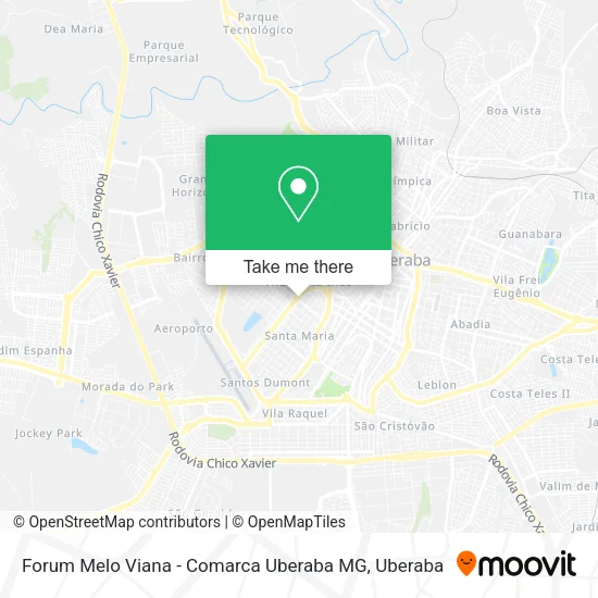 Forum Melo Viana - Comarca Uberaba MG map