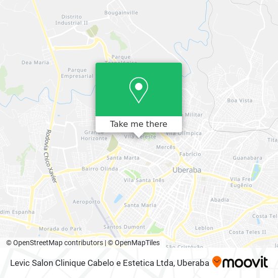 Levic Salon Clinique Cabelo e Estetica Ltda map