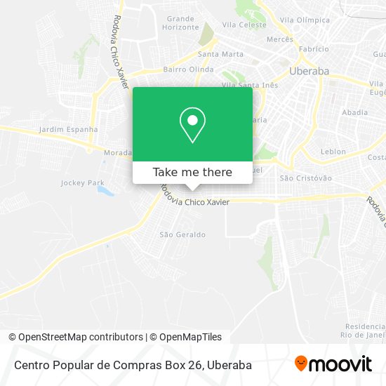 Centro Popular de Compras Box 26 map