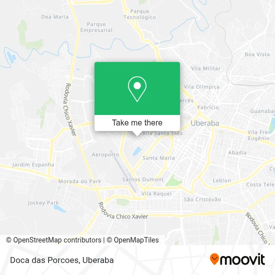 Doca das Porcoes map