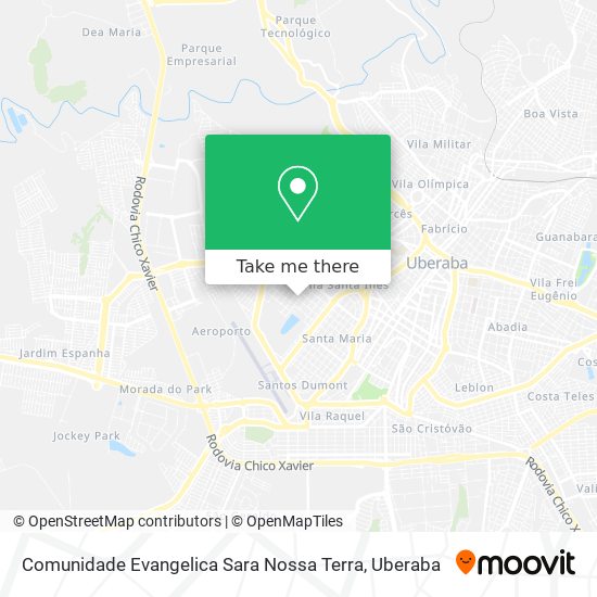 Comunidade Evangelica Sara Nossa Terra map