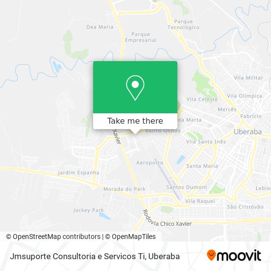 Mapa Jmsuporte Consultoria e Servicos Ti