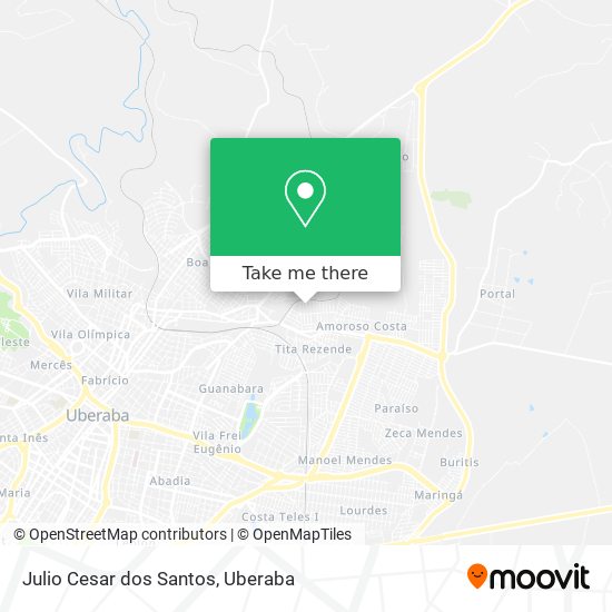 Julio Cesar dos Santos map