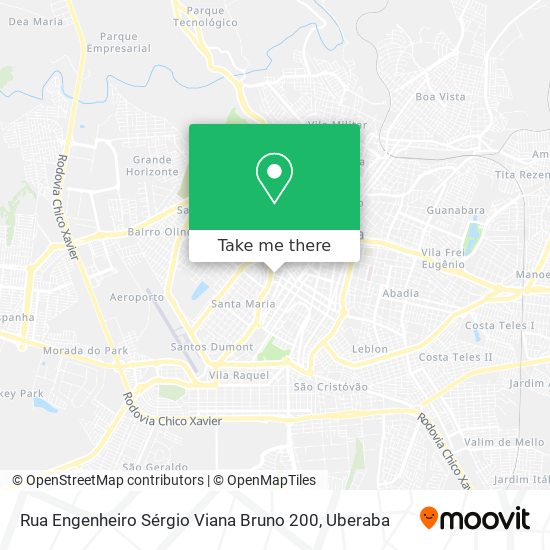 Rua Engenheiro Sérgio Viana Bruno 200 map