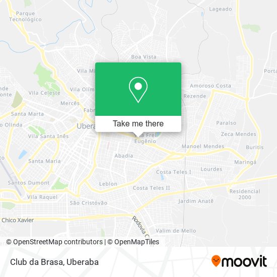 Club da Brasa map