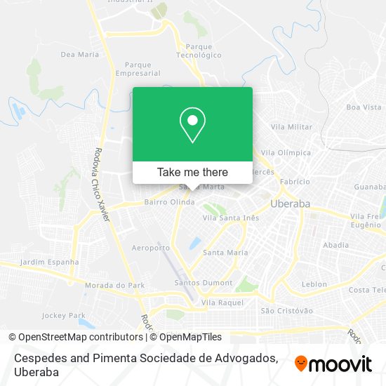 Cespedes and Pimenta Sociedade de Advogados map