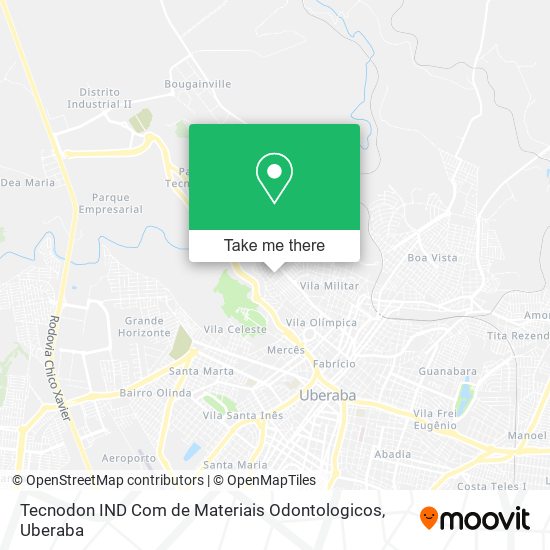 Mapa Tecnodon IND Com de Materiais Odontologicos