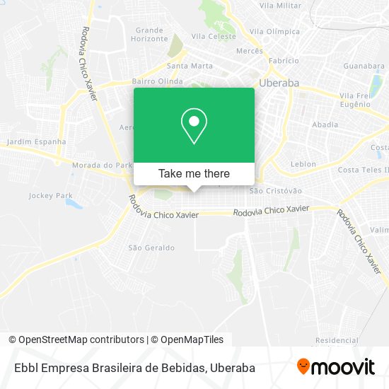 Ebbl Empresa Brasileira de Bebidas map