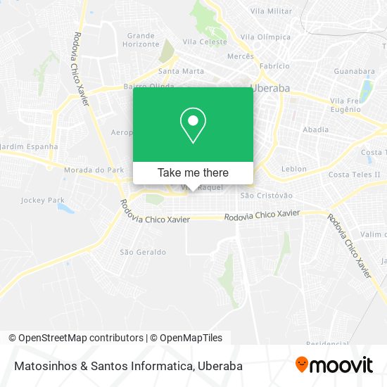 Matosinhos & Santos Informatica map