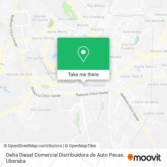 Mapa Delta Diesel Comercial Distribuidora de Auto Pecas