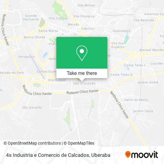 4s Industria e Comercio de Calcados map