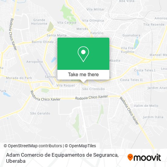 Adam Comercio de Equipamentos de Seguranca map