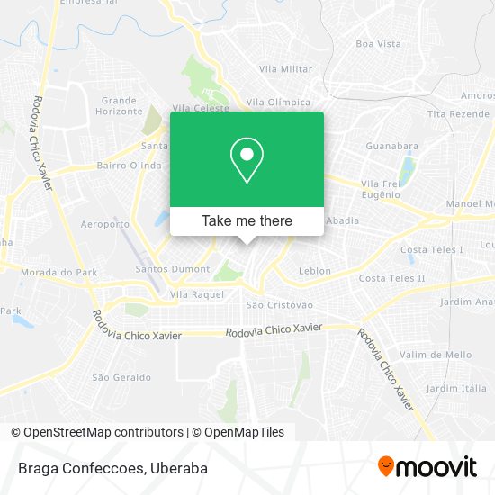 Mapa Braga Confeccoes