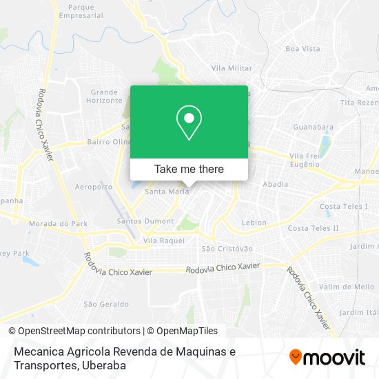Mecanica Agricola Revenda de Maquinas e Transportes map